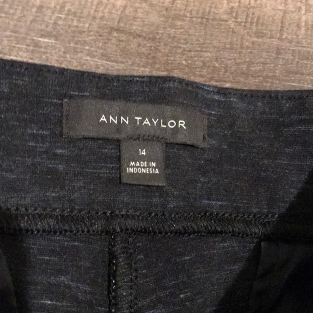 Ann Taylor Heather navy blue cropped Jeggings - Picture 3 of 5